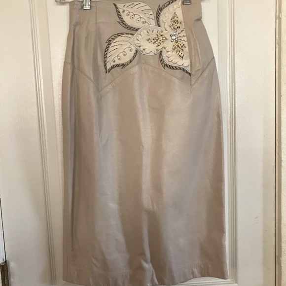 VTG Joseph Ho leather twopiece jacket and skirt - Picture 6 of 8